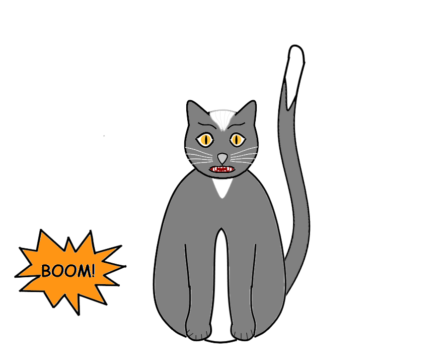 Gott Nytt År animerad kattbild